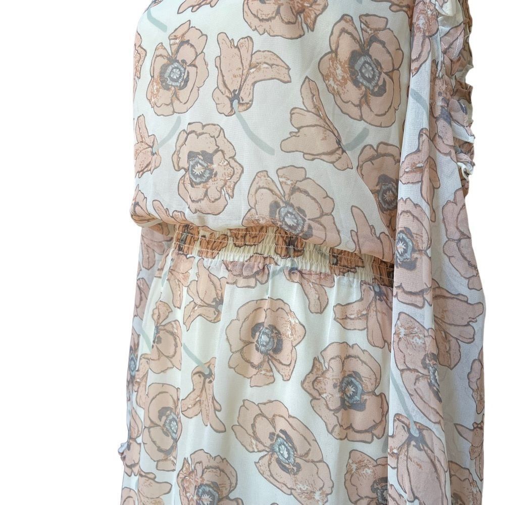 NWT Lucky Brand Floral Long Sleeve Cold Shoulder Date Night Dress PLUS Size 2X - Picture 6 of 16